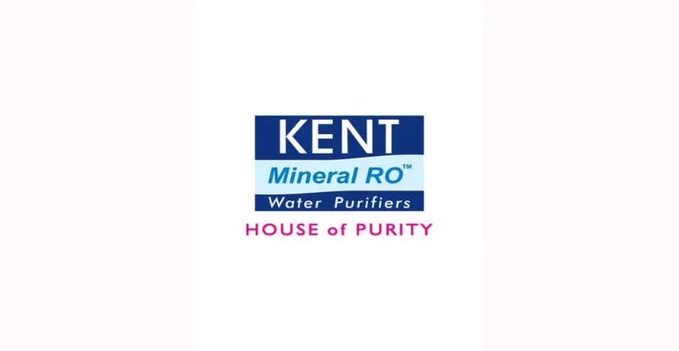 Kent RO Systems ने IPO के लिए SEBI से मिली मंजूरी