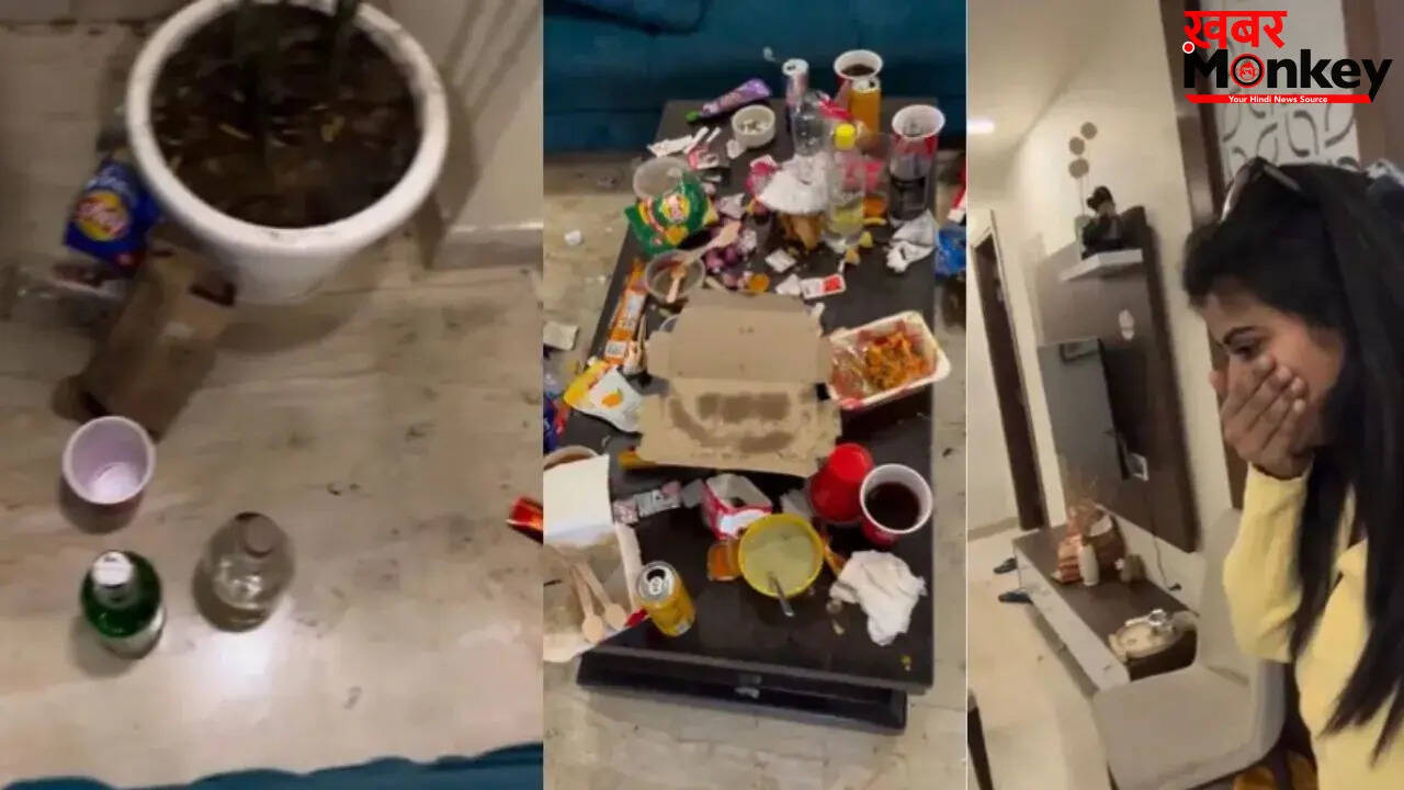 Airbnb गेस्ट द्वारा कमरे की बर्बादी का वायरल वीडियो