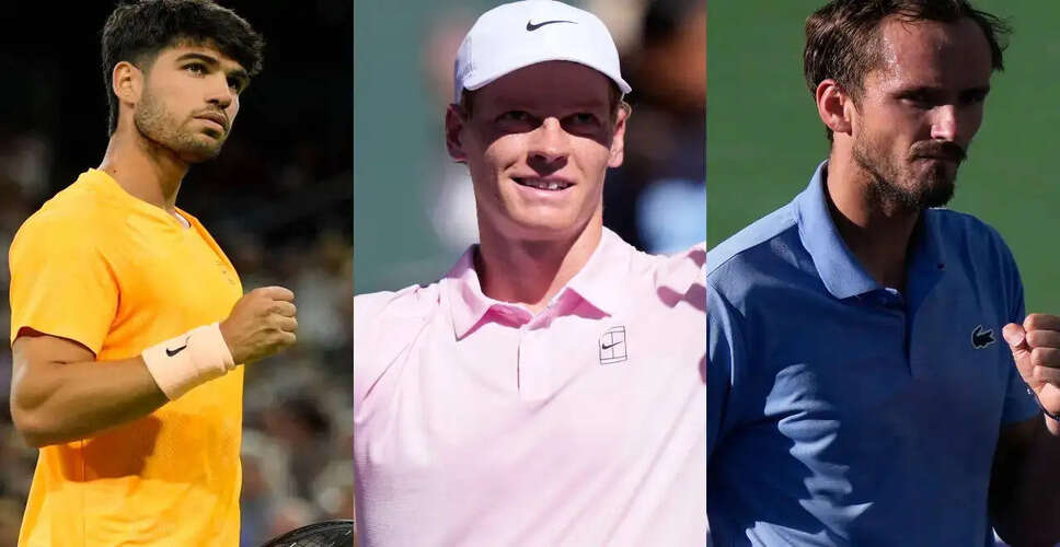 कार्लोस अल्कराज की हार: दानिल मेदवेदेव ने दिखाया शानदार खेल