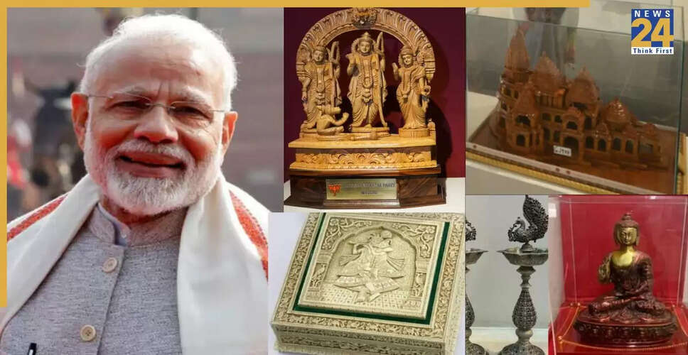 प्रधानमंत्री मोदी का 75वां जन्मदिन: 1300 उपहारों की ई-नीलामी
