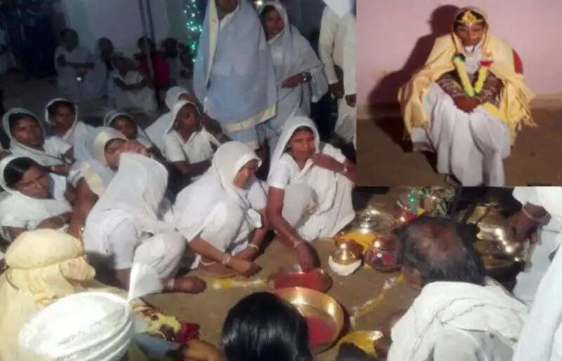 मध्य प्रदेश के गांव में शादी के बाद दुल्हन को विदाई में पहनाए जाते हैं सफेद कपड़े