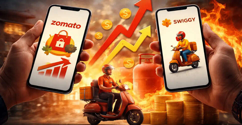 भारत में खाद्य वितरण सेवाओं पर बढ़ती लागत का असर