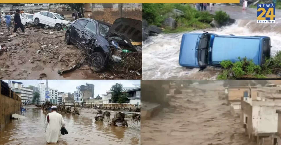 पाकिस्तान में विनाशकारी बाढ़: 300 से अधिक लोगों की मौत, राहत हेलीकॉप्टर दुर्घटनाग्रस्त