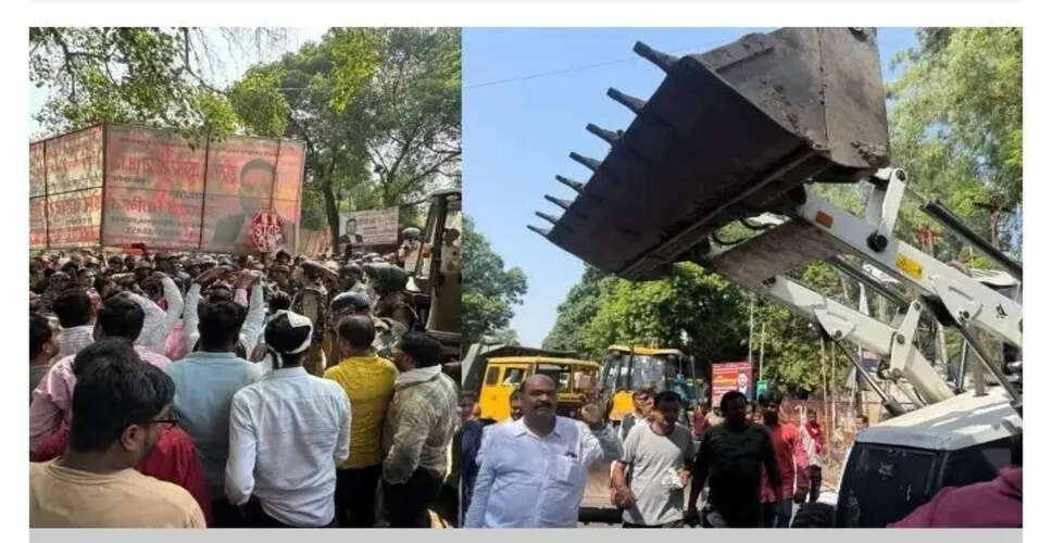 लखनऊ में अवैध चैंबरों पर कार्रवाई, वकीलों का विरोध और पुलिस का लाठीचार्ज