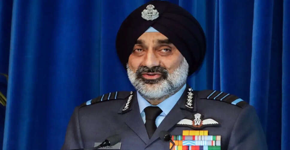 भारतीय वायु सेना प्रमुख ने मानवरहित हवाई प्रणालियों की भूमिका पर जोर दिया