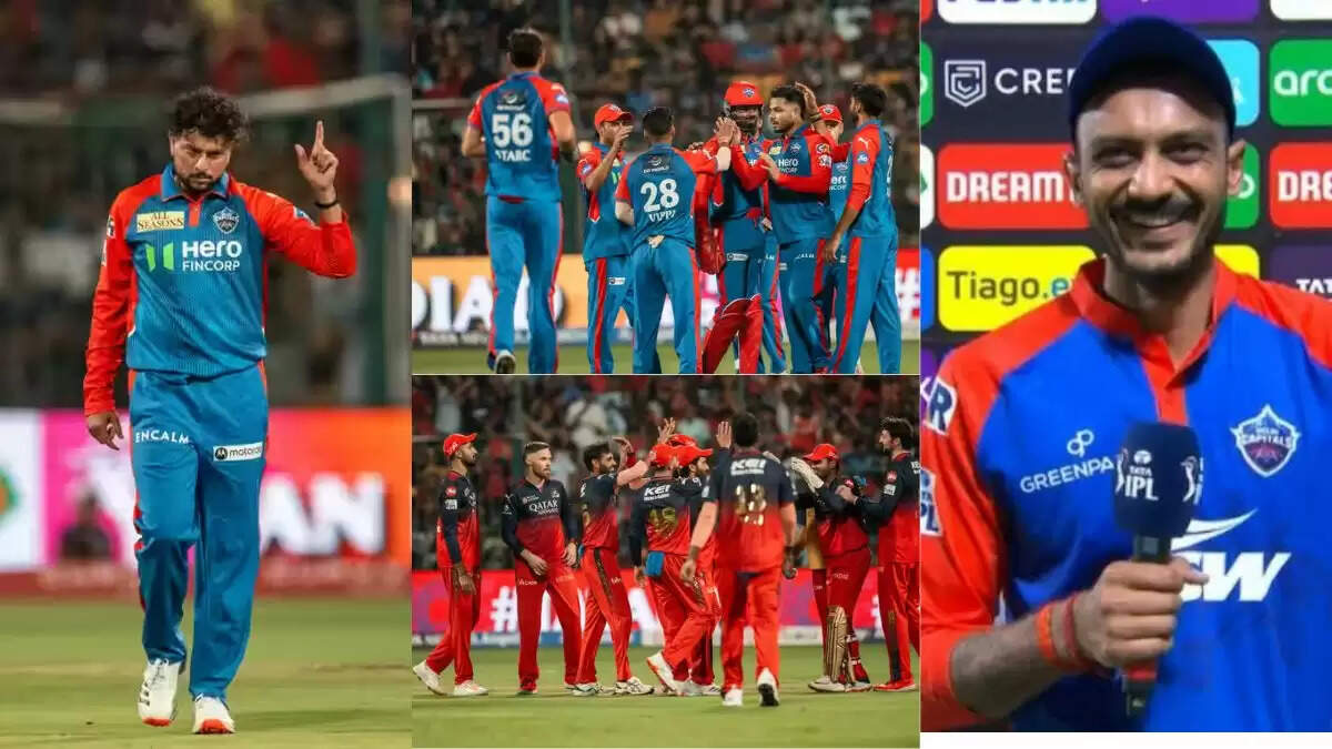अक्षर पटेल ने RCB को हराने के बाद किया बड़ा खुलासा, कुलदीप के बजाय इस खिलाड़ी को बताया असली हीरो