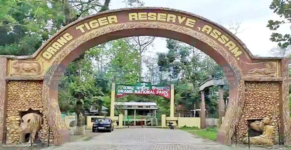 ओरंग नेशनल पार्क में बाघों की संख्या में वृद्धि, मंत्री ने की परियोजना का दौरा