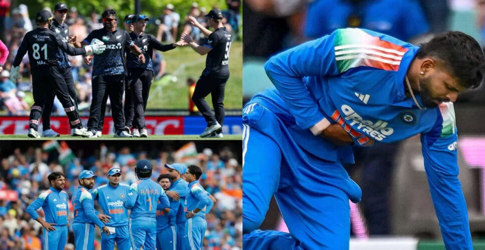 श्रेयस अय्यर की फिटनेस पर निर्भर करेगा भारत-न्यूजीलैंड वनडे सीरीज में चयन