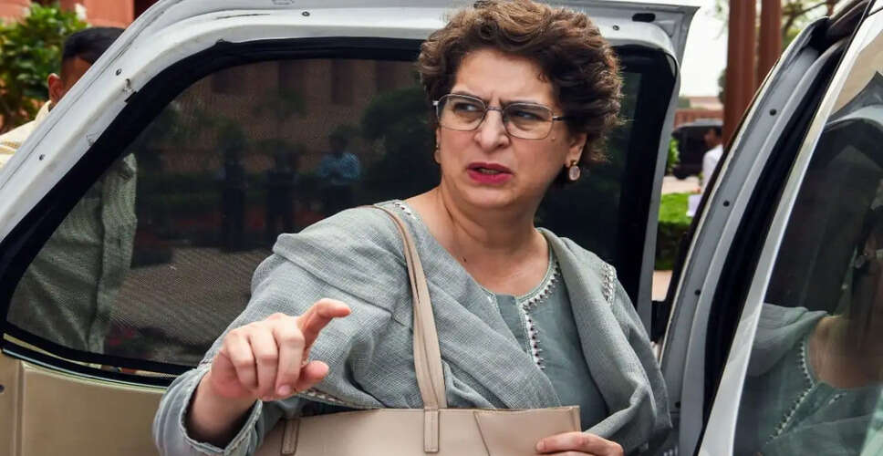 प्रियंका गांधी ने असम के मुख्यमंत्री की टिप्पणियों की निंदा की