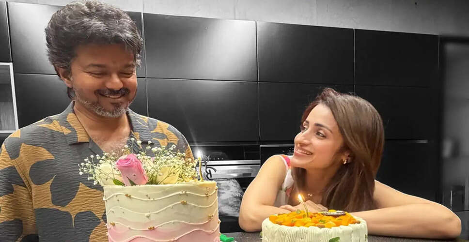 त्रिशा कृष्णन ने विजय को जन्मदिन की शुभकामनाएं दीं, रिश्ते में दरार की अटकलें खत्म