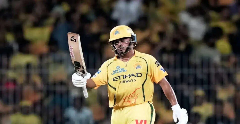 CSK ने IPL 2026 में DC के खिलाफ शानदार प्रदर्शन किया