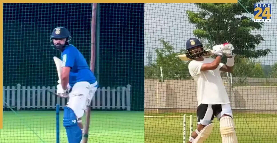 रोहित शर्मा और केएल राहुल की तैयारी: ऑस्ट्रेलिया दौरे से पहले BCCI कोचिंग सेंटर में ट्रेनिंग