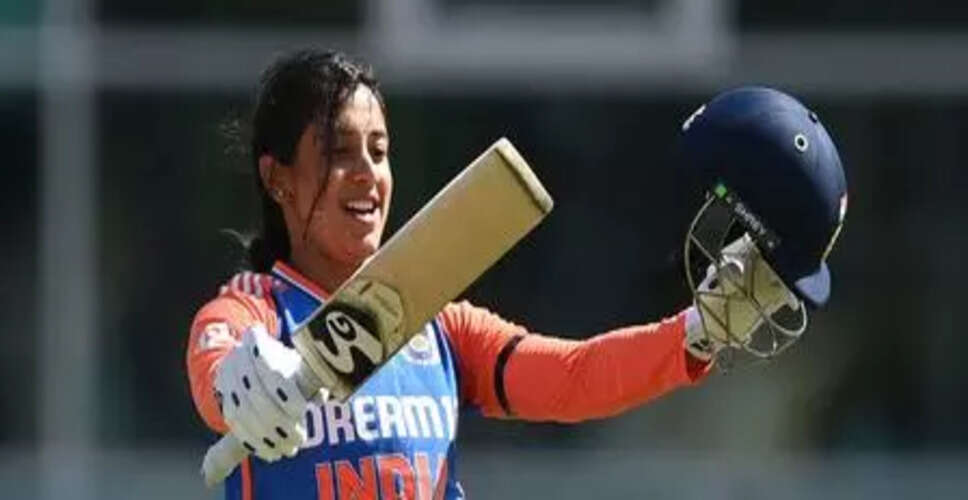 स्मृति मंधाना ने ICC महिला T20I रैंकिंग में हासिल की नई ऊंचाई