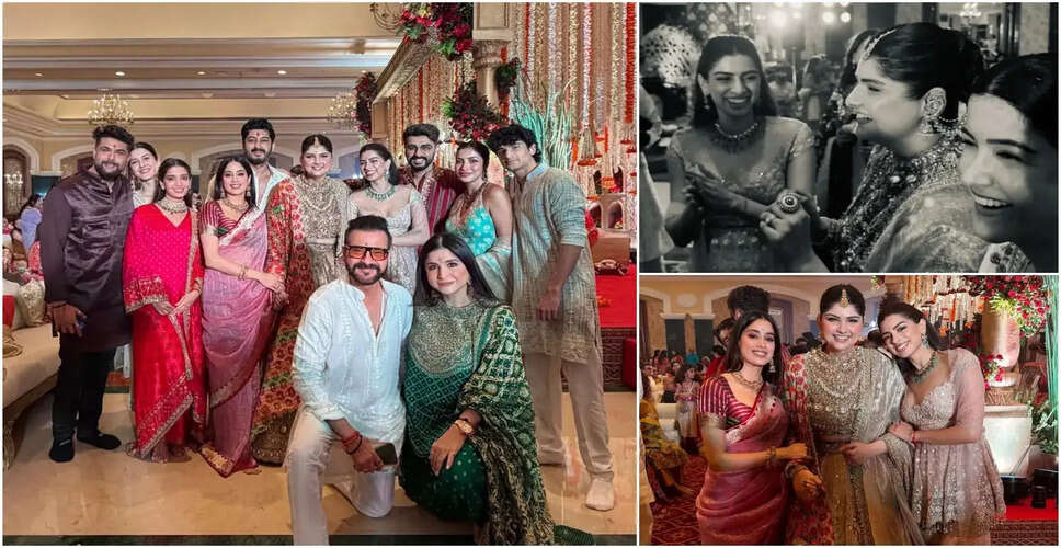 अंशुला कपूर की शादी की तैयारियाँ शुरू, बहनों के साथ मनाया गया प्री-वेडिंग फंक्शन