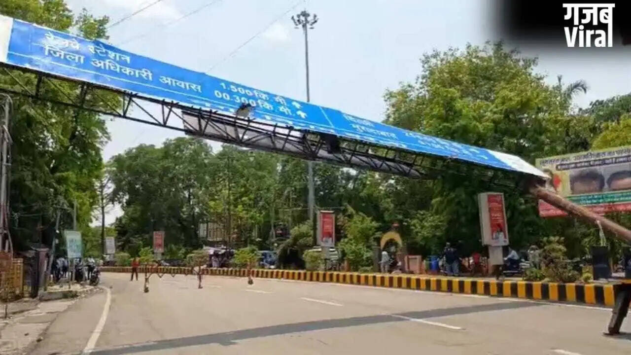 बरेली में आंधी और बारिश से भारी नुकसान, पेड़ और साइन बोर्ड गिरे