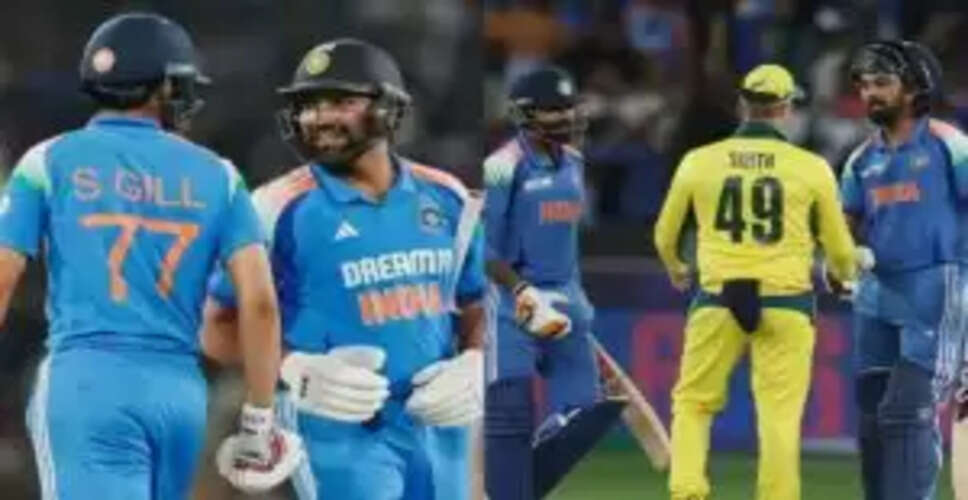 भारत और ऑस्ट्रेलिया के बीच 19 अक्टूबर से शुरू होगी वनडे सीरीज