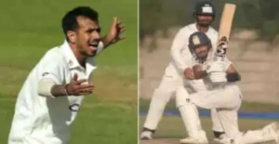 युजवेंद्र चहल का रणजी में शानदार प्रदर्शन: 445 रन और 56 चौके