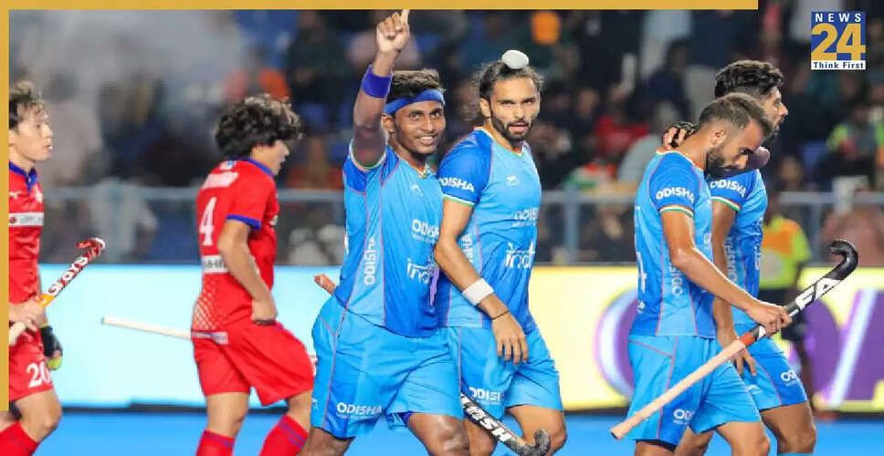 भारत ने जापान को 3-2 से हराकर एशिया कप में लगातार दूसरी जीत दर्ज की