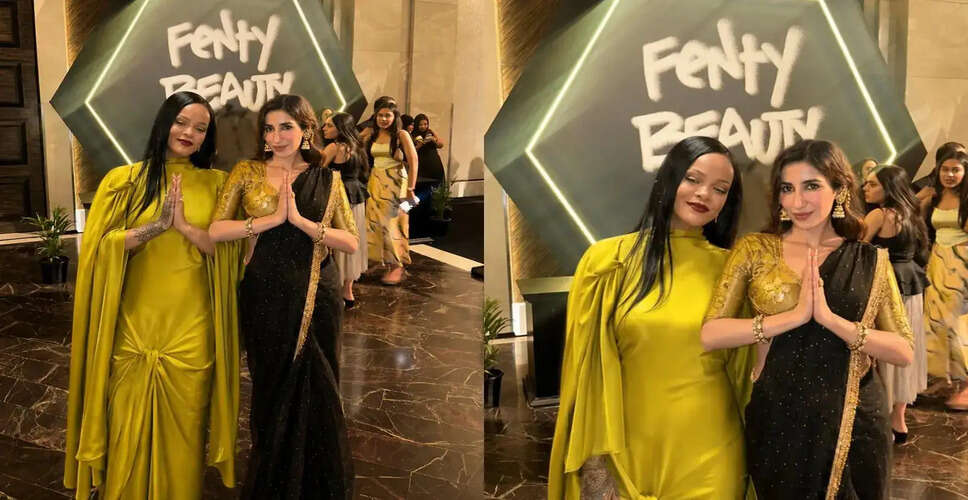 रिहाना की भारत यात्रा: फेंटी ब्यूटी लॉन्च और पारुल गुलाटी की अनोखी तस्वीरें