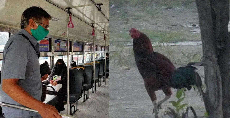 तेलंगाना में बस कंडक्टर ने मुर्गे का काटा टिकट, सोशल मीडिया पर मचा हंगामा