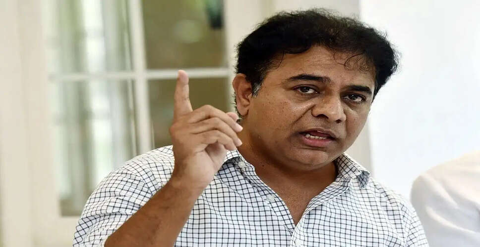 केटी रामाराव ने कांग्रेस सरकार पर किया तीखा हमला, विकास में गिरावट का लगाया आरोप