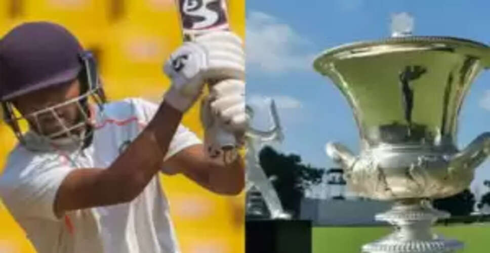 Duleep Trophy में दानिश मालेवार का धमाल, कम गेंदों में बनाया दोहरा शतक