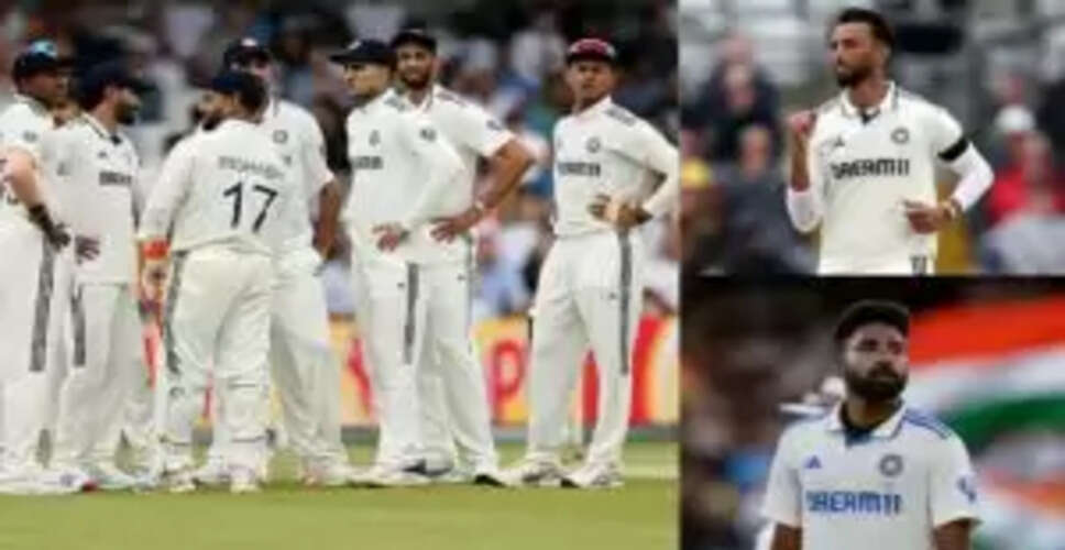 एजबेस्टन टेस्ट में बदलाव: जडेजा, सिराज और कृष्णा की जगह नए खिलाड़ी