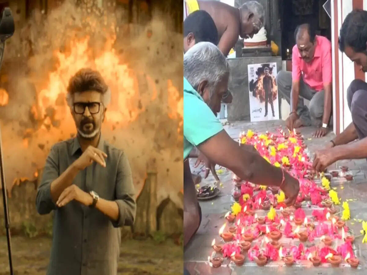 राजिनीकांत के प्रशंसकों ने 'Jailer 2' की सफलता के लिए मंदिर में की प्रार्थना