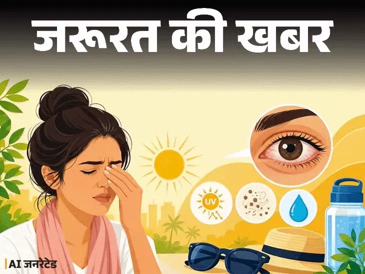 गर्मी में आंखों की सुरक्षा: जानें आई एलर्जी के लक्षण और बचाव के उपाय