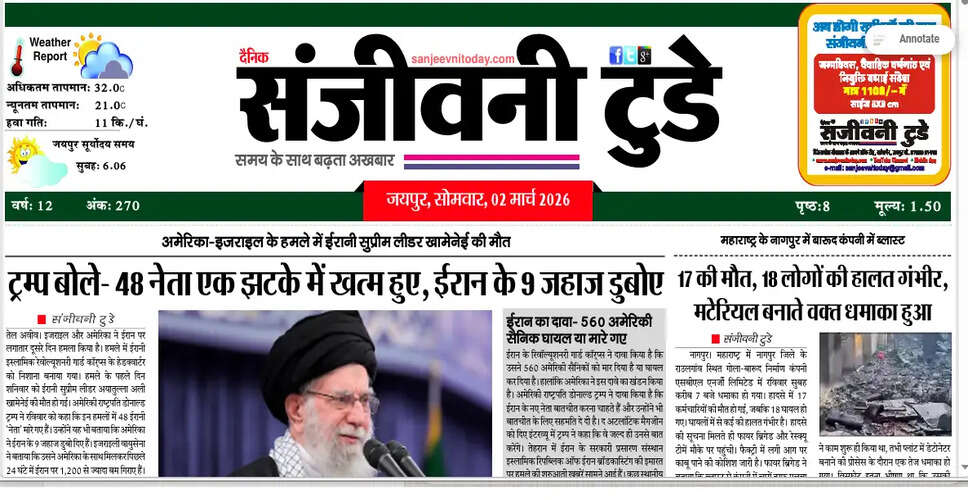 महत्वपूर्ण दस्तावेज़: मार्च 2026 का PDF डाउनलोड करें