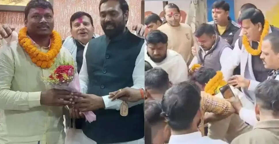 भागलपुर में जिला परिषद चुनाव: नवनिर्वाचित अध्यक्ष के स्वागत में हड़कंप