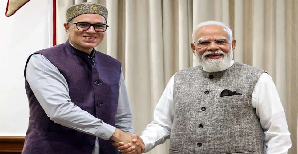 उमर अब्दुल्ला की प्रधानमंत्री मोदी से मुलाकात: जम्मू-कश्मीर के मुद्दों पर चर्चा
