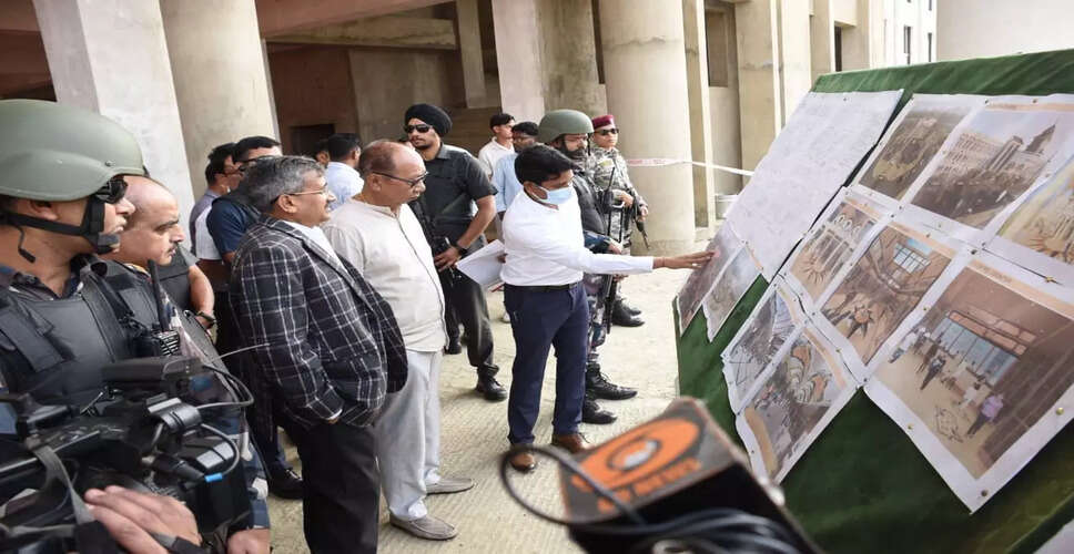 मणिपुर के मुख्यमंत्री ने इम्फाल रेलवे स्टेशन का निरीक्षण किया