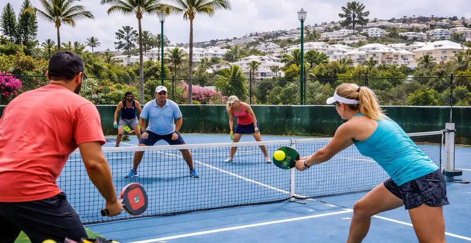 बर्मूडा में महिला और मिश्रित पिकलबॉल प्रतियोगिता में फिशर की भागीदारी