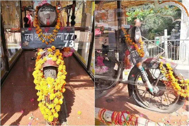 राजस्थान के ओम बन्ना धाम: रहस्यमयी बुलेट की अनोखी पूजा