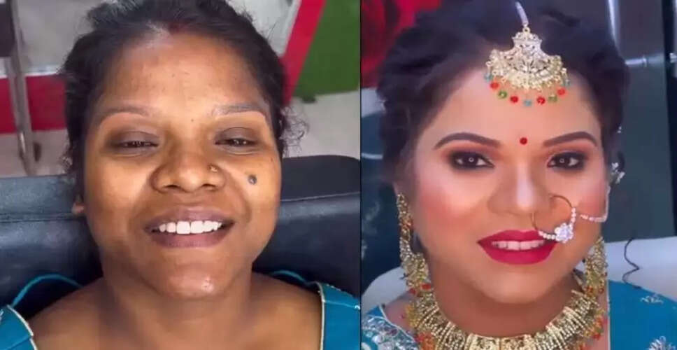 मेकअप से साधारण महिला का अद्भुत परिवर्तन: सोशल मीडिया पर वायरल