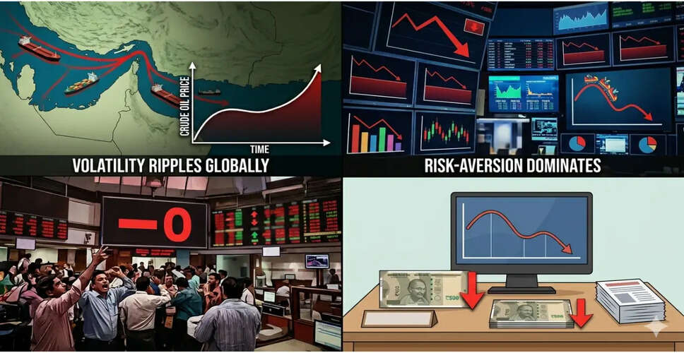 मध्य पूर्व में तनाव से वैश्विक वित्तीय बाजारों में उथल-पुथल