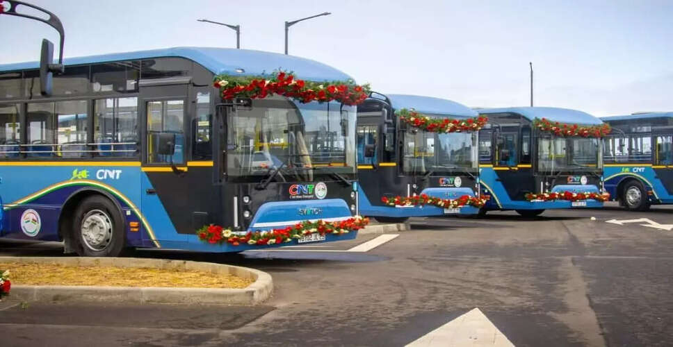 भारत और मॉरिशस के बीच इलेक्ट्रिक बसों का सौदा