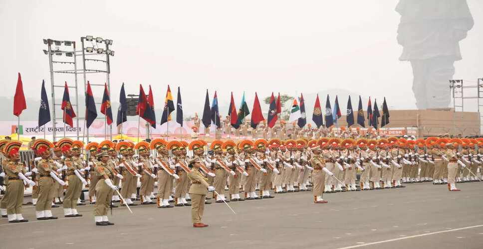 एकता दिवस पर भव्य समारोह: पीएम मोदी ने दी श्रद्धांजलि