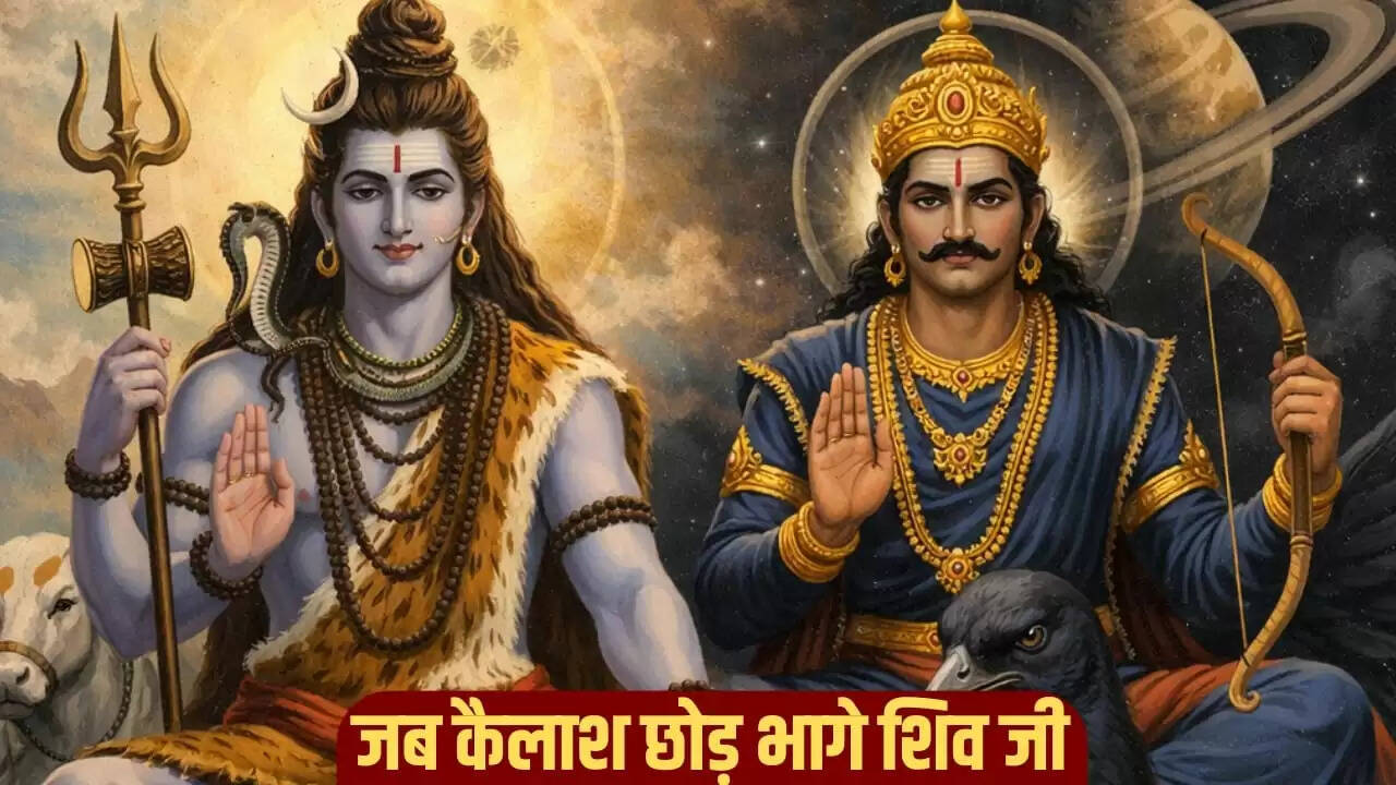 शनि देव की पौराणिक कथा: शिव जी की कठिनाई और वक्री दृष्टि का प्रभाव