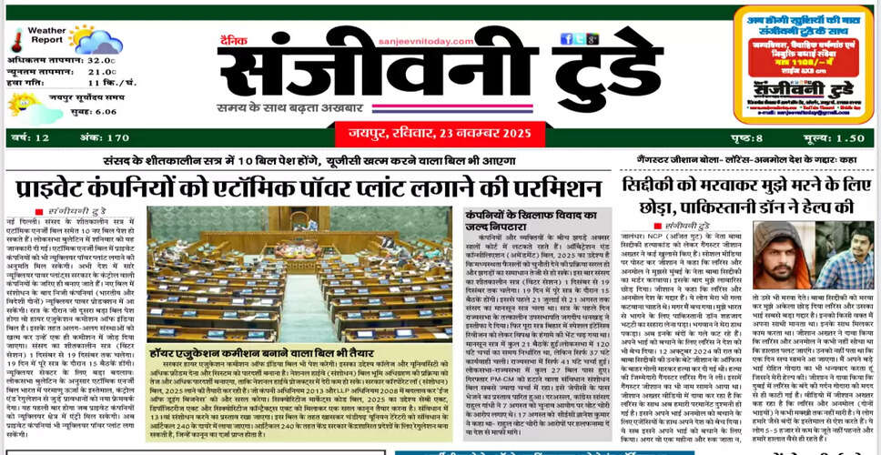 आज का अख़बार: 23 नवंबर 2025 का विशेष संस्करण