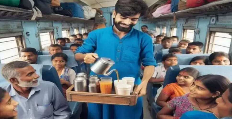 ट्रेन में अवैध वेंडिंग का मामला: यात्रियों को मिली बदबूदार चाय