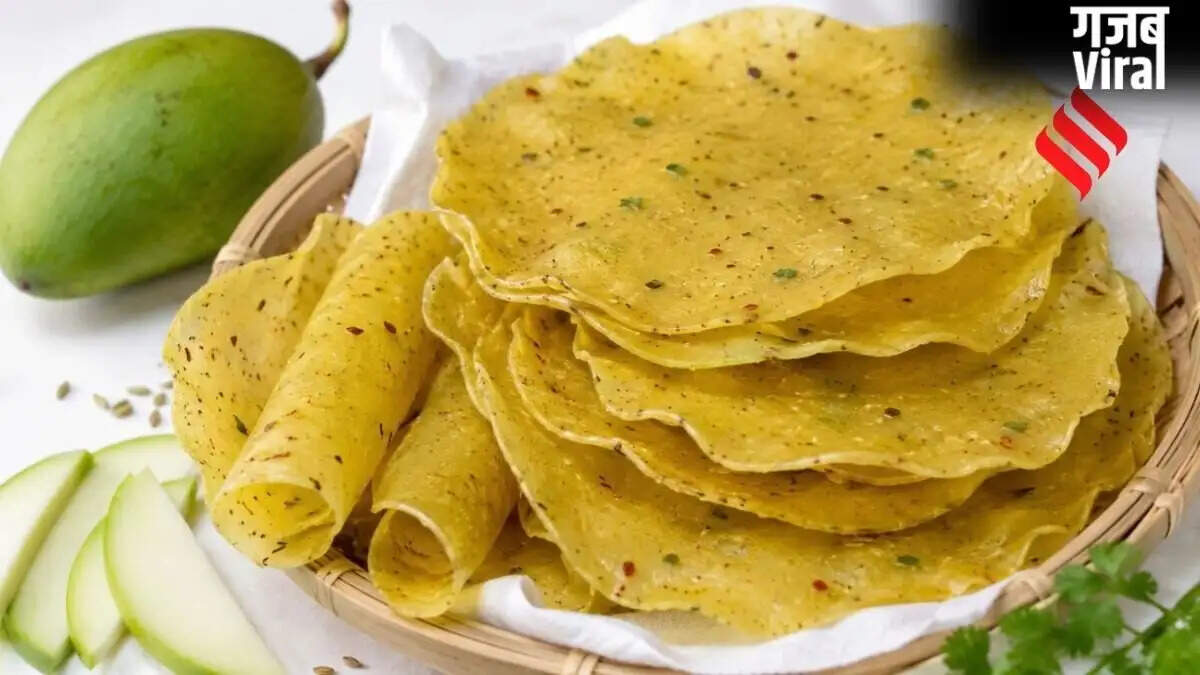 गर्मियों में बनाएं स्वादिष्ट कच्चे आम का पापड़
