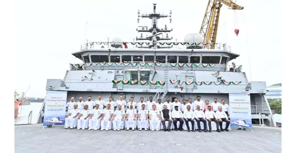 भारतीय नौसेना को मिला स्वदेशी डाइविंग सपोर्ट वेसल INS Nistar