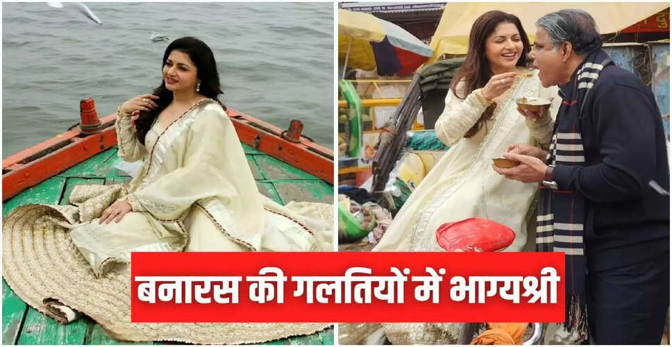 बनारस की सुबह: एक्ट्रेस का अनुभव और शांति की तस्वीरें