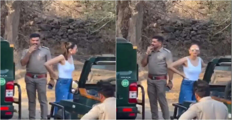 रकुल प्रीत सिंह की फिल्म 'पति पत्नी और वो दो' का प्रचार, गीर नेशनल पार्क में विवाद