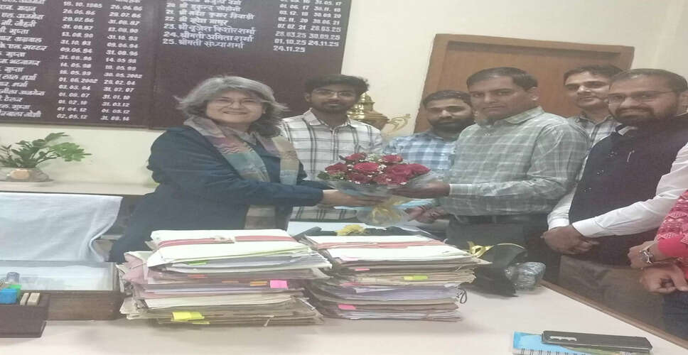 राजस्थान अकाउंटेंट्स एसोसिएशन ने निदेशक संध्या शर्मा को दी शुभकामनाएँ