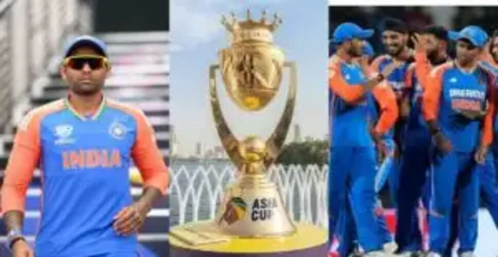एशिया कप 2025 के लिए भारतीय टीम की तैयारी, सूर्या की कप्तानी में 15 खिलाड़ियों का चयन