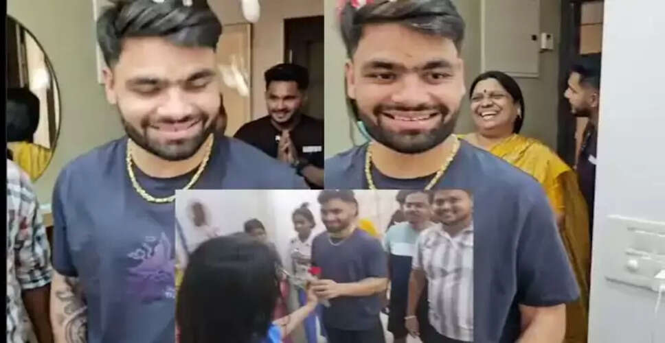 रिंकू सिंह की सगाई के बाद ससुराल में पहला कदम