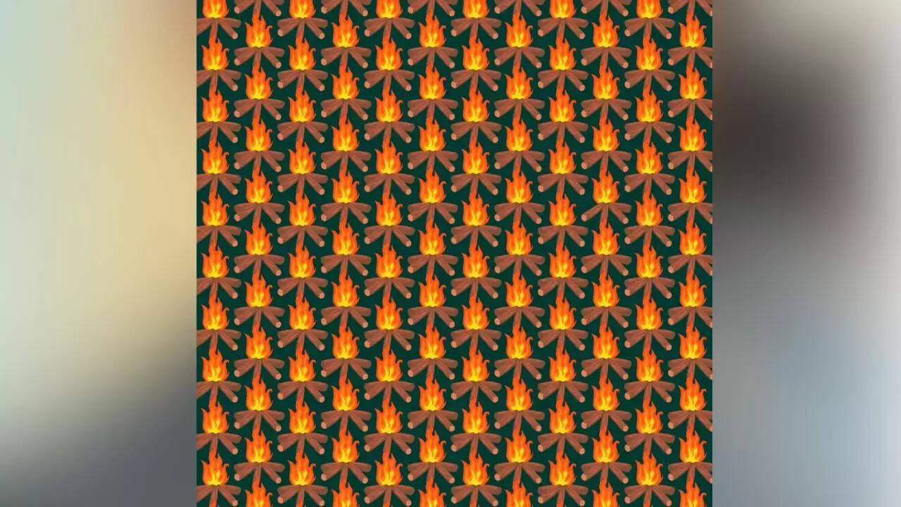 क्या आप इस ऑप्टिकल इल्यूजन में छिपी अनोखी अलाव पहचान सकते हैं?